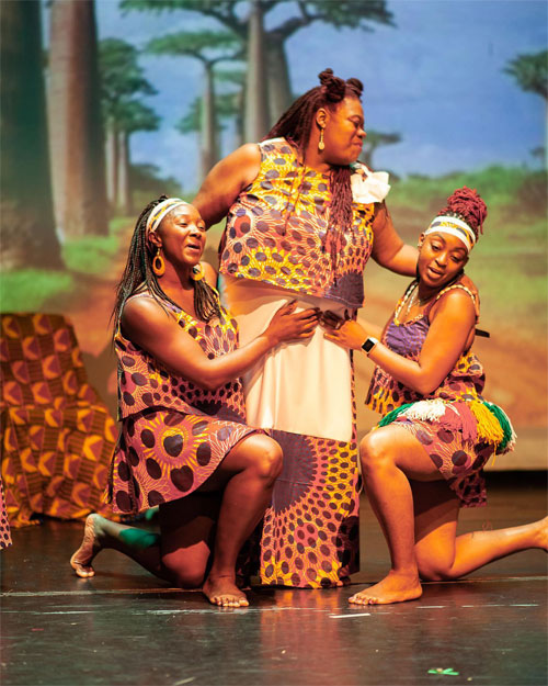 African dance performance